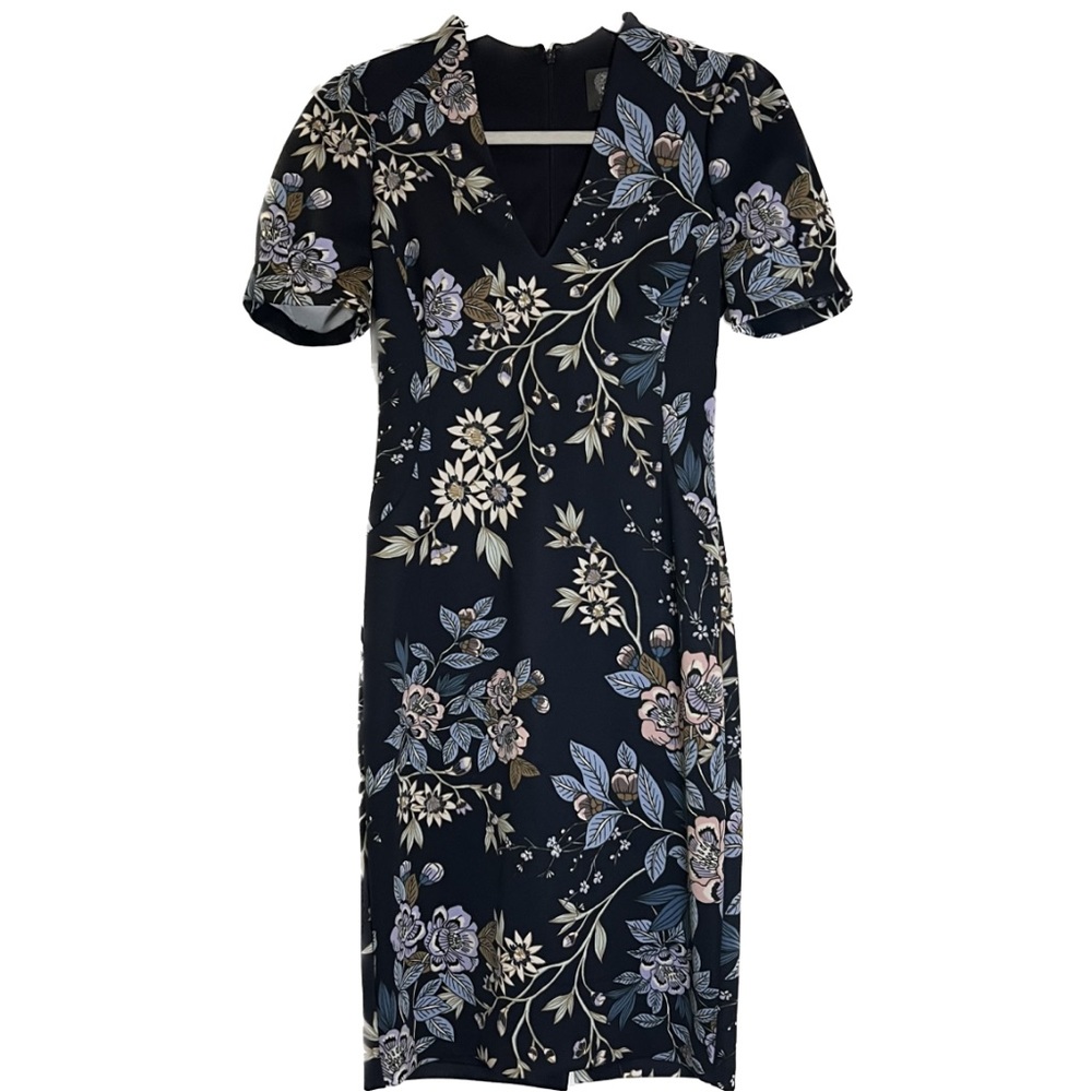 Fitted Vince Camuto Floral Dress